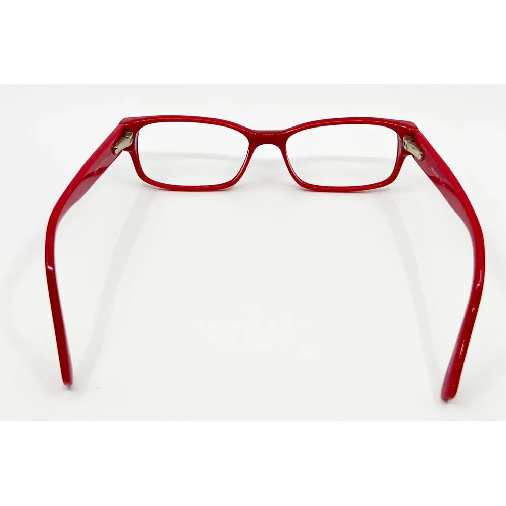 Modern Slick Eyeglass Frames Womens Red Slick 51-17-140 Rectangular 51mm